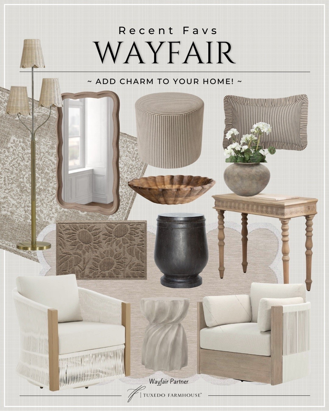 @Wayfair has a great selection of furniture for indoor and outdoor, as well as rugs, décor, planters, florals and more. Check out these pretty favorites for your spring refreshes. You will find some items on sale!


#ad #wayfairpartner #wayfair