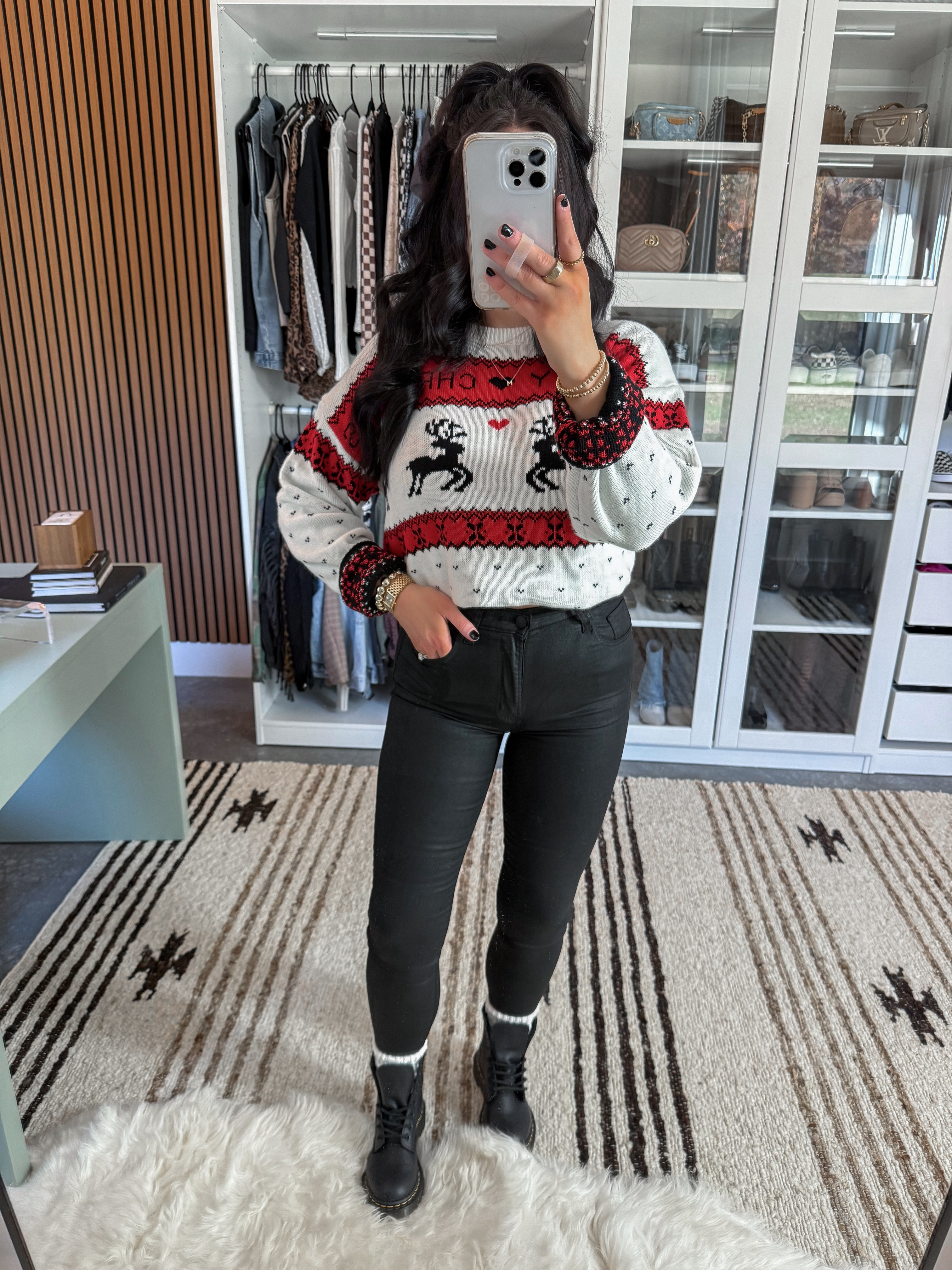 Comfy & Simple Holiday Outfit ❤️

Sweater - large (sized up two sizes and tucked it up into my bra! My color is almost sold out, but does come in other combos)
Bralette - medium
Pants - 27 (almost sold out as well, so linked a cheaper alternative!)

If you just want a simple outfit for the holidays - this one is perfect! 👏🏼 I love this Christmas patterned sweater paired with these faux leather pants for a little bit of an edgy vibe! Finished the look with some white slouch socks & my doc martens. 

 

 #LTKHoliday #LTKFindsUnder50 #LTKFindsUnder100