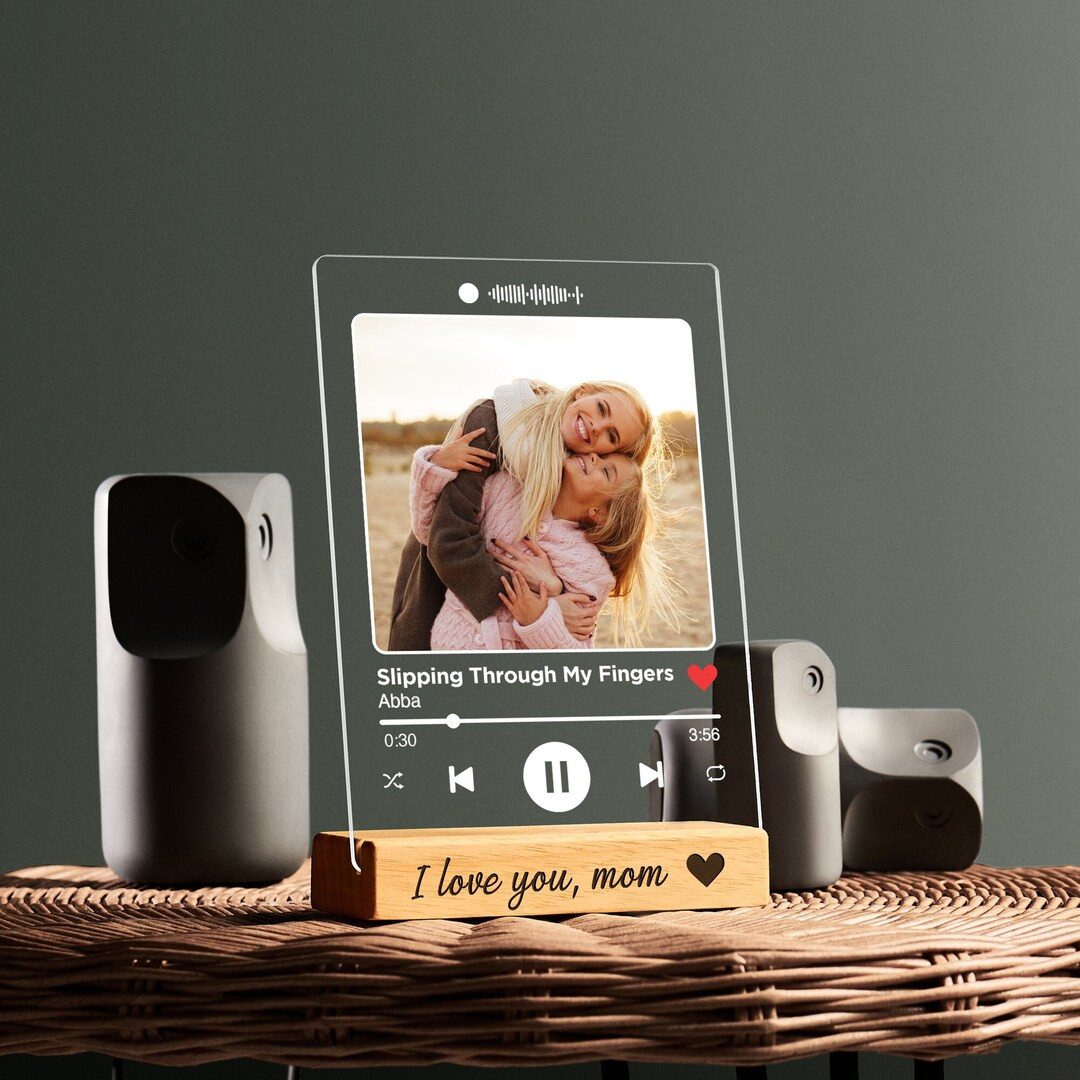 Custom Acrylic Plaque, Minimalist Mother's Day Gift, Best Mom Song Frame Gift, Gift for Her, Cust... | Etsy (US)