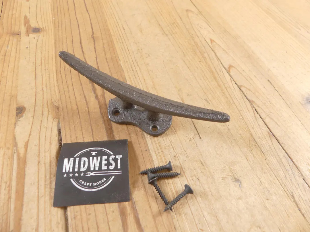 Cast Iron Cleat Hooks, Nautical Drawer Pulls, Curtain Drapery Ties, Cast Iron Cleat Hooks, Cabine... | Etsy (US)