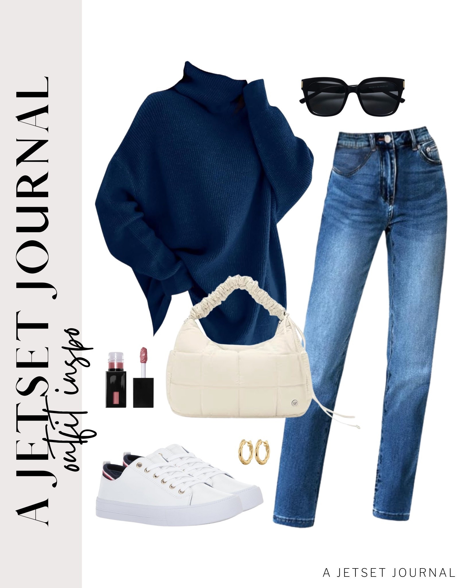 Cozy oversized turtleneck and straight leg jeans are my favorite for a comfy and casual look!
oversized batwing sweater, elf lip stain, chunky hoop earrings, puffer tote bag, winter outfit idea, casual look, vacation style, makeup must have, beauty favorite, functional bag, amazon fashion, affordable style

#LTKFindsUnder50 #LTKSeasonal #LTKU