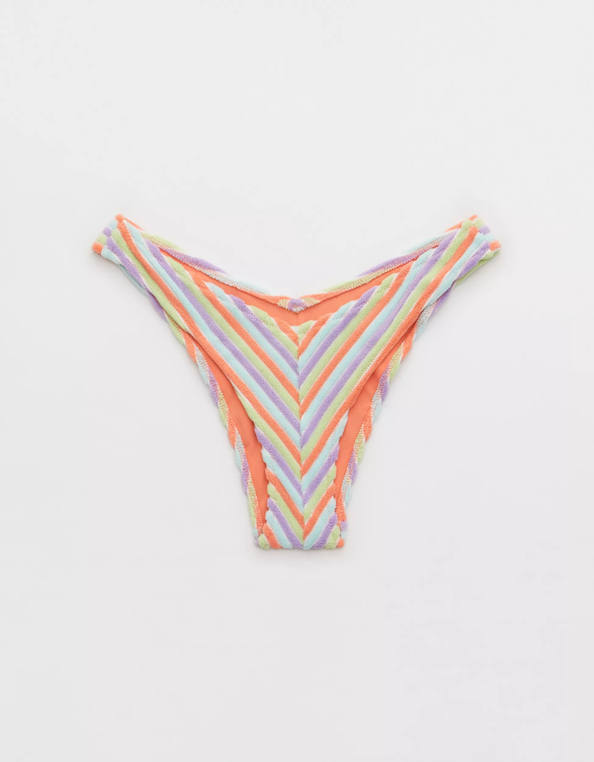Aerie Terry Low Rise Cheeky Bikini Bottom | Aerie
