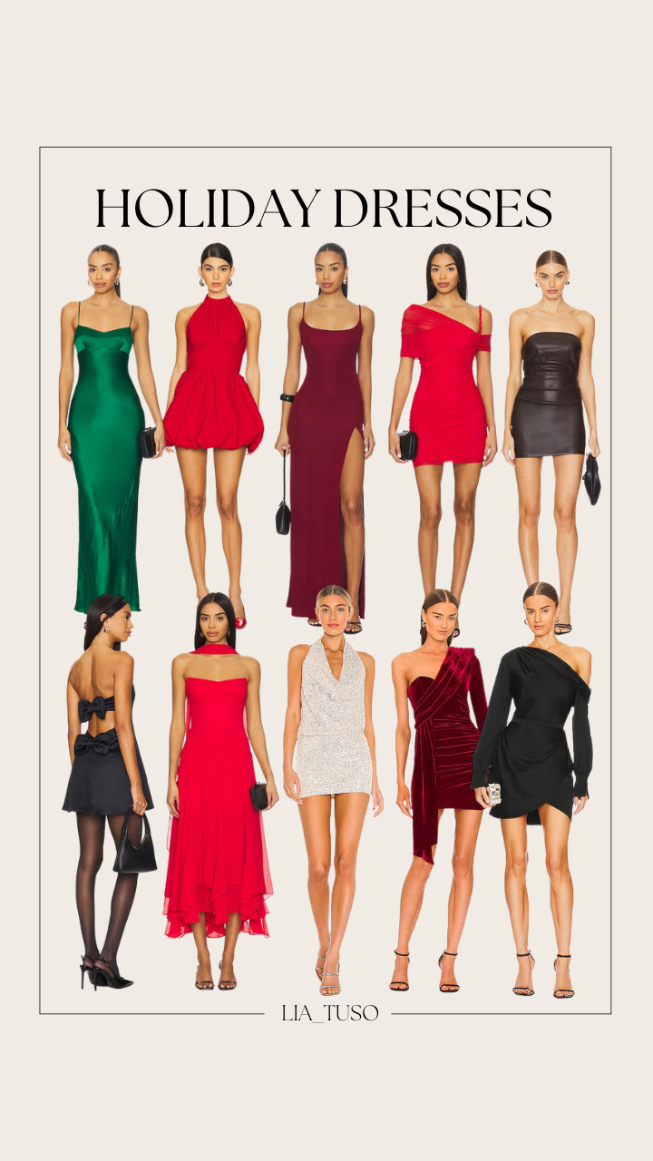 Holiday Dresses

#HolidayDresses #FestiveStyleEdit
#HolidayOutfitInspo 

 #LTKHoliday #LTKootd