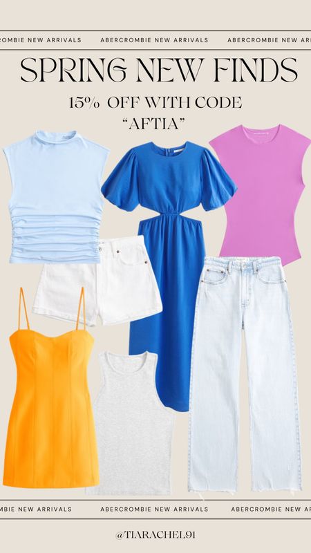 Cute spring fashion finds all 15% off with code “AFTIA” 

@Abercrombie #AbercrombiePartner

#LTKSeasonal #LTKSaleAlert #LTKStyleTip