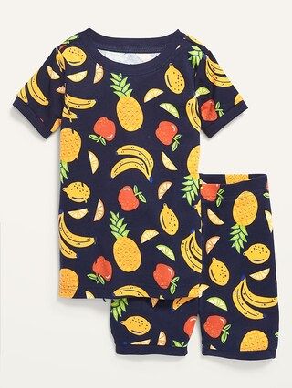 Unisex Printed Pajama Shorts Set for Toddler &#x26; Baby | Old Navy (CA)