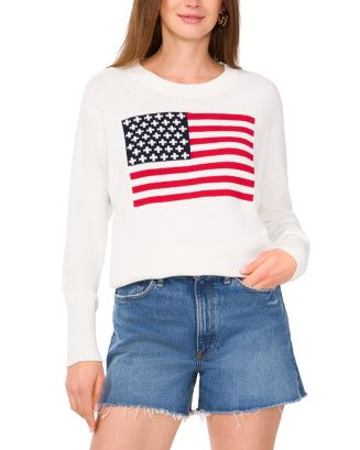 VINCE CAMUTO Flag Sweater   | Bloomingdale's Women | Bloomingdale's (US)