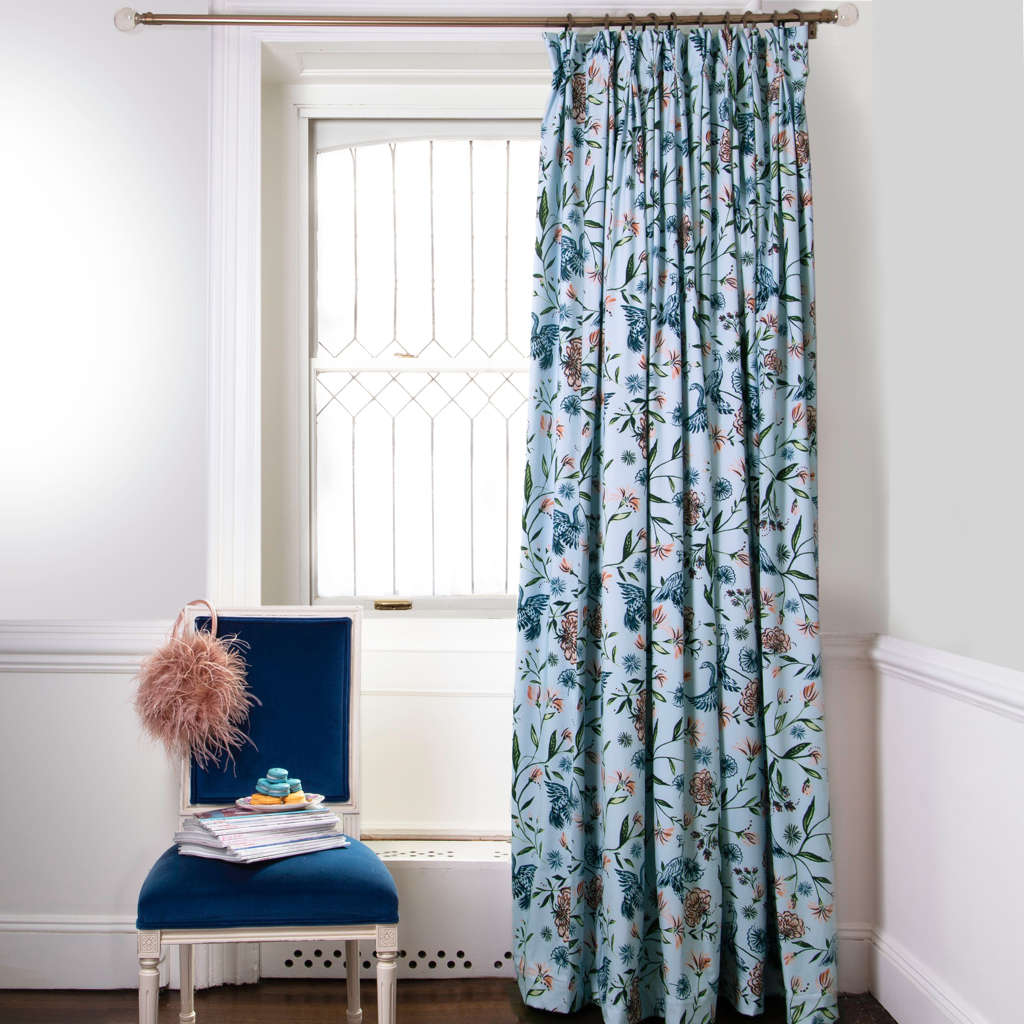 Daphne Powder
                Custom Curtain | Pepper