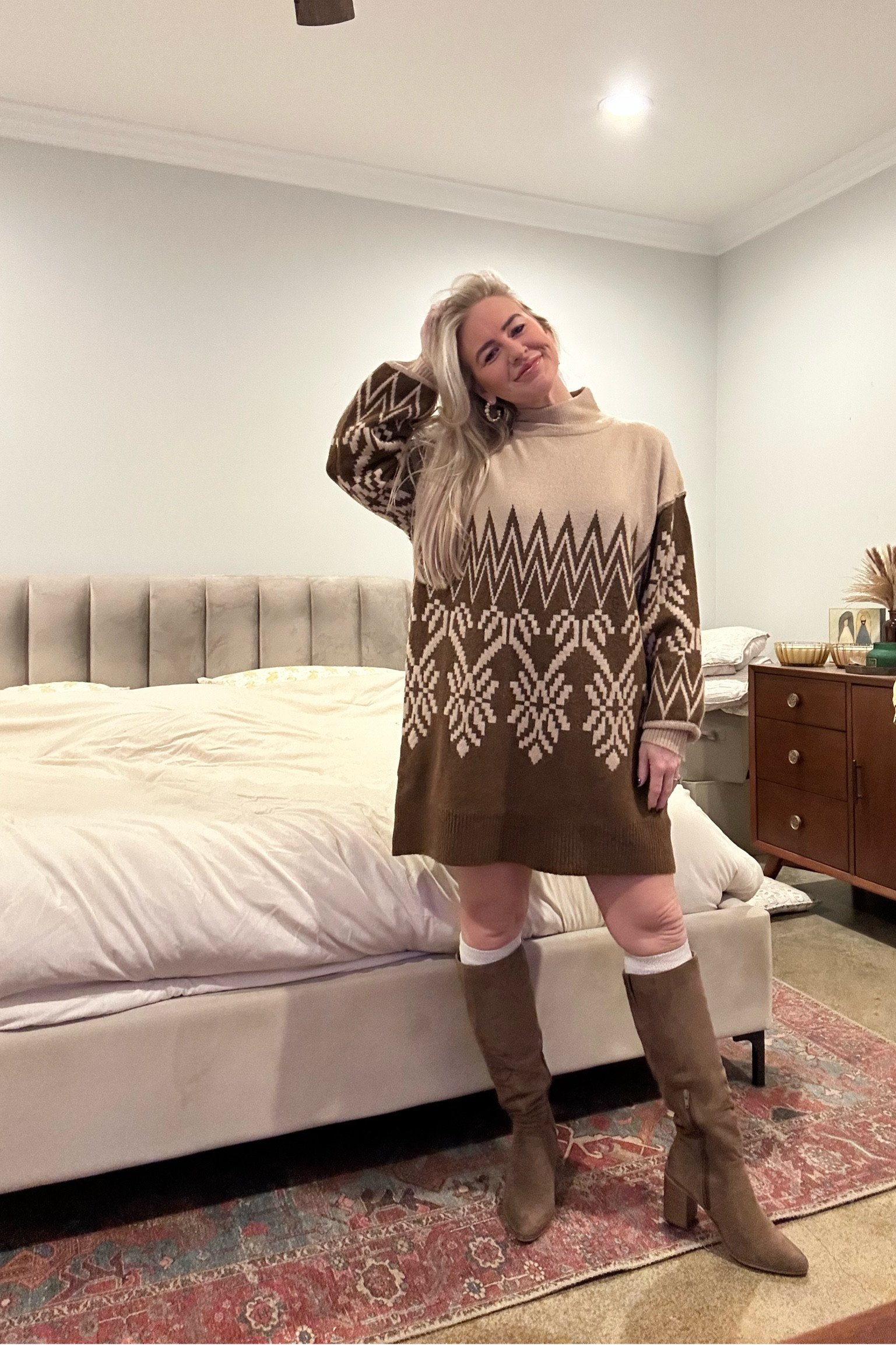 cold weather? sweater dress it is  

#LTKFindsUnder50 #LTKSeasonal