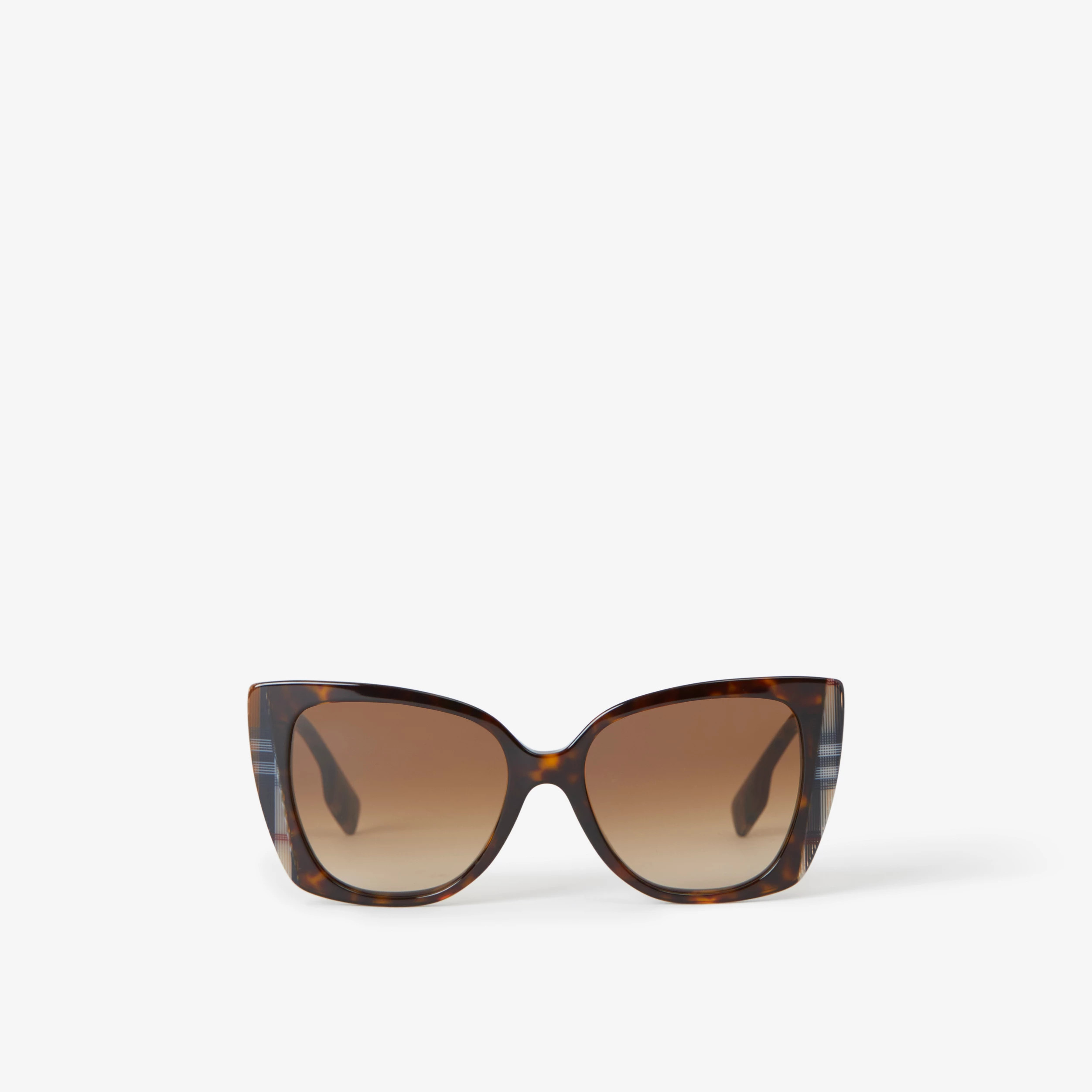 Check Oversized Cat-eye Frame Sunglasses | Burberry (US)