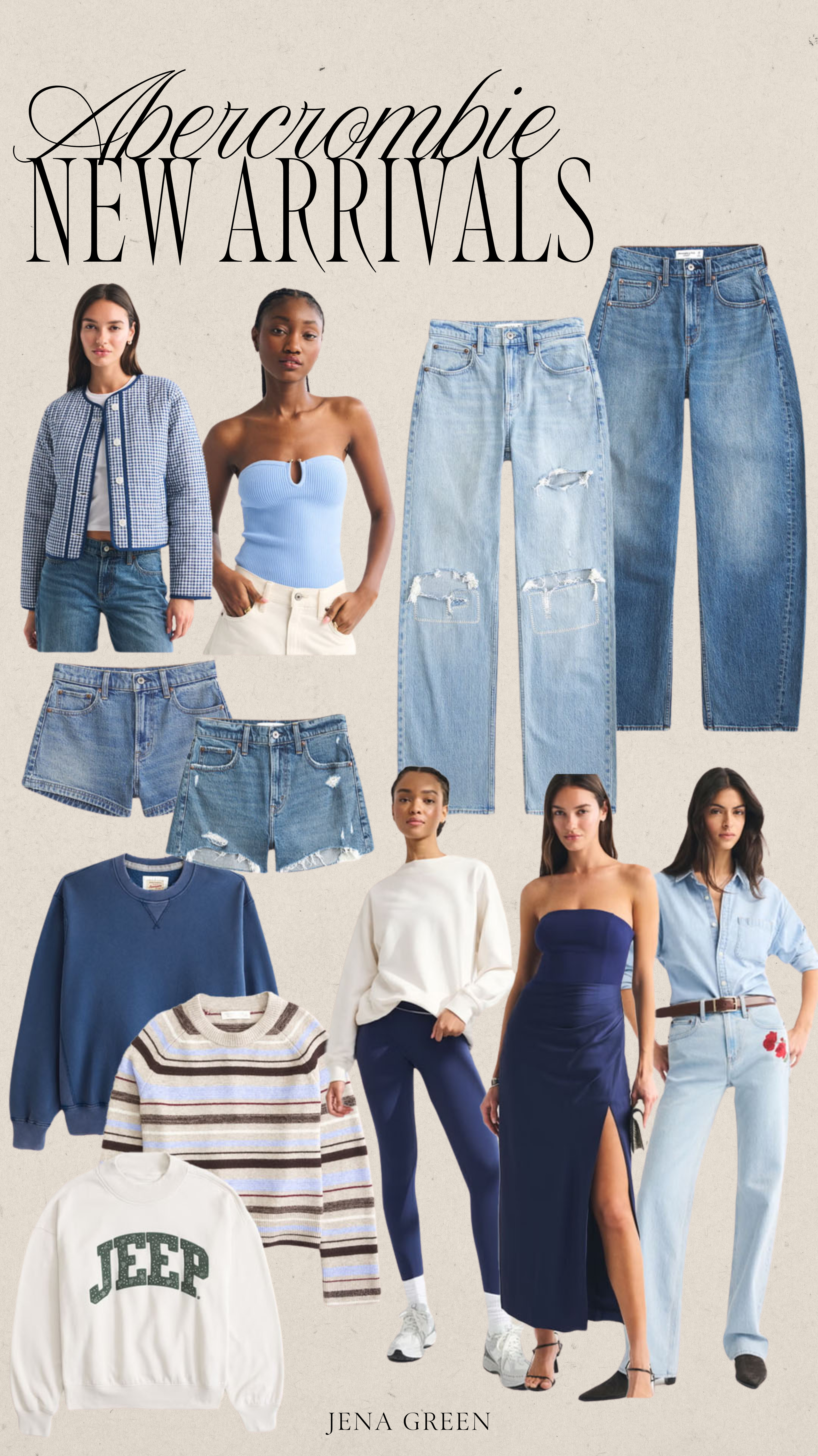 code DENIMAF for an extra 15% off | Abercrombie New Arrivals | Abercrombie New Fashion | Abercrombie Denim Sale | Abercrombie Sale 

 #LTKootd #LTKSeasonal #LTKSaleAlert