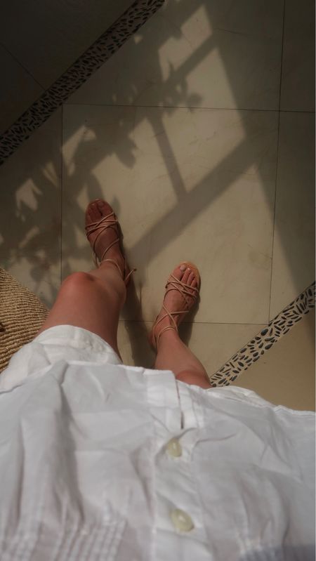 Vacation outfit / strappy sandals 

#LTKStyleTip #LTKFindsUnder50 #LTKShoeCrush