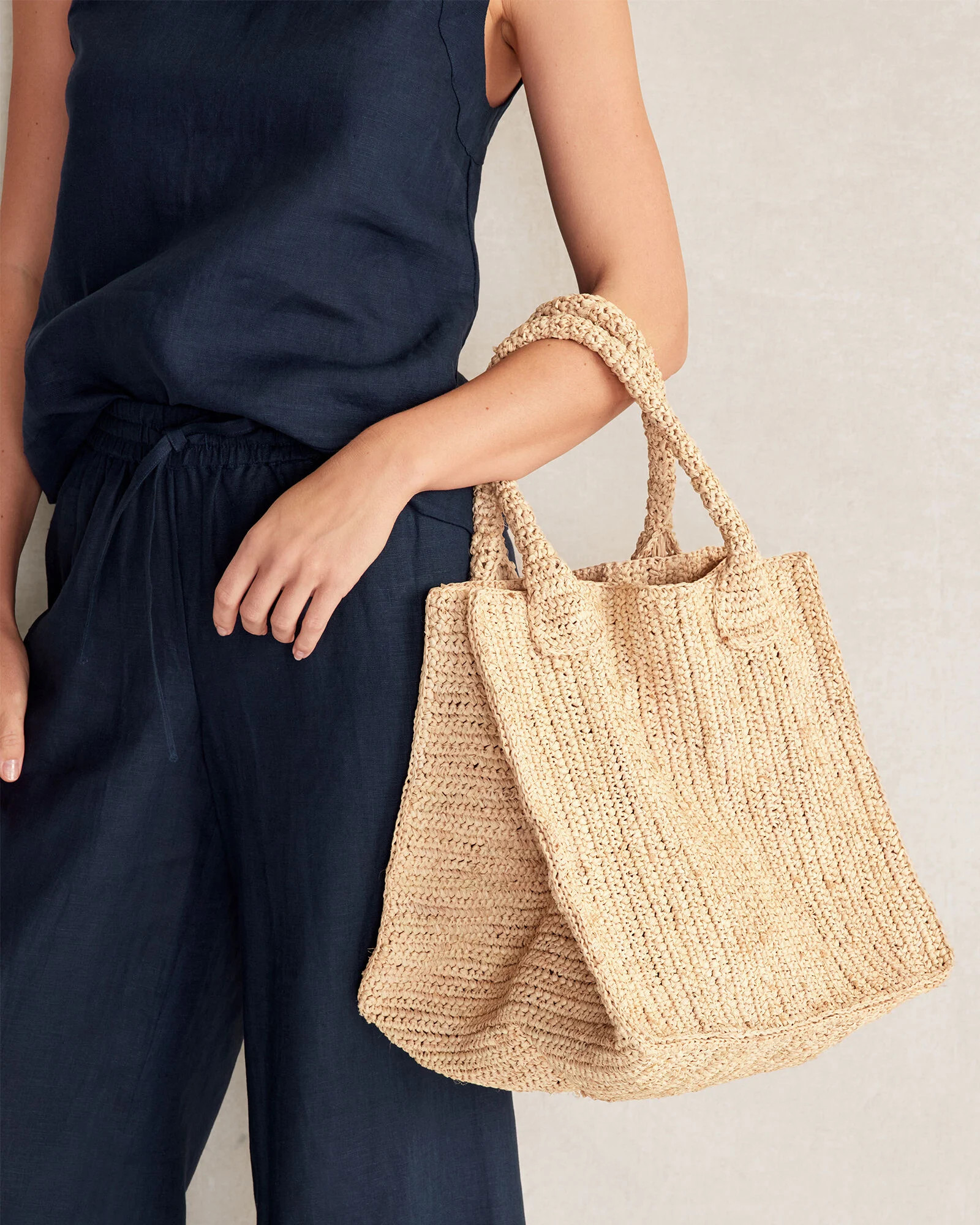 Raffia Market Bag | Talbots