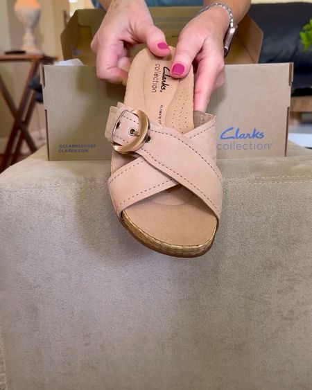 Today only at QVC! The most comfortable sandal you’ll ever wear! These sandals are from @clarksoriginals on @qvc the Raleigh May Sandal. 

Today, 5/12 as this is a TSV (one-day offer) Price at $58.98 ($90.00 Value) and if you are a 1st time buyer get an extra 15% off $35 or more with code WELCOMEQ15. 

Colors Options: Black, Beige, Navy, Cherry, Off-White, & Olive
Sizes: 5-12 (half sizes available as well)

I have the color beige and think it’s the perfect neutral that will go with everything.

@QVC #sandals
@clarksoriginals
#loveQVC #ad 
#fashionover50 

#LTKSaleAlert #LTKShoeCrush #LTKVideo