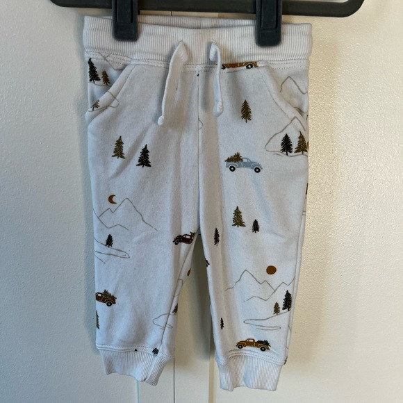 Little Co Lauren Conrad Winter Mountains Truck Trees Baby Joggers Size 12 Months | Poshmark