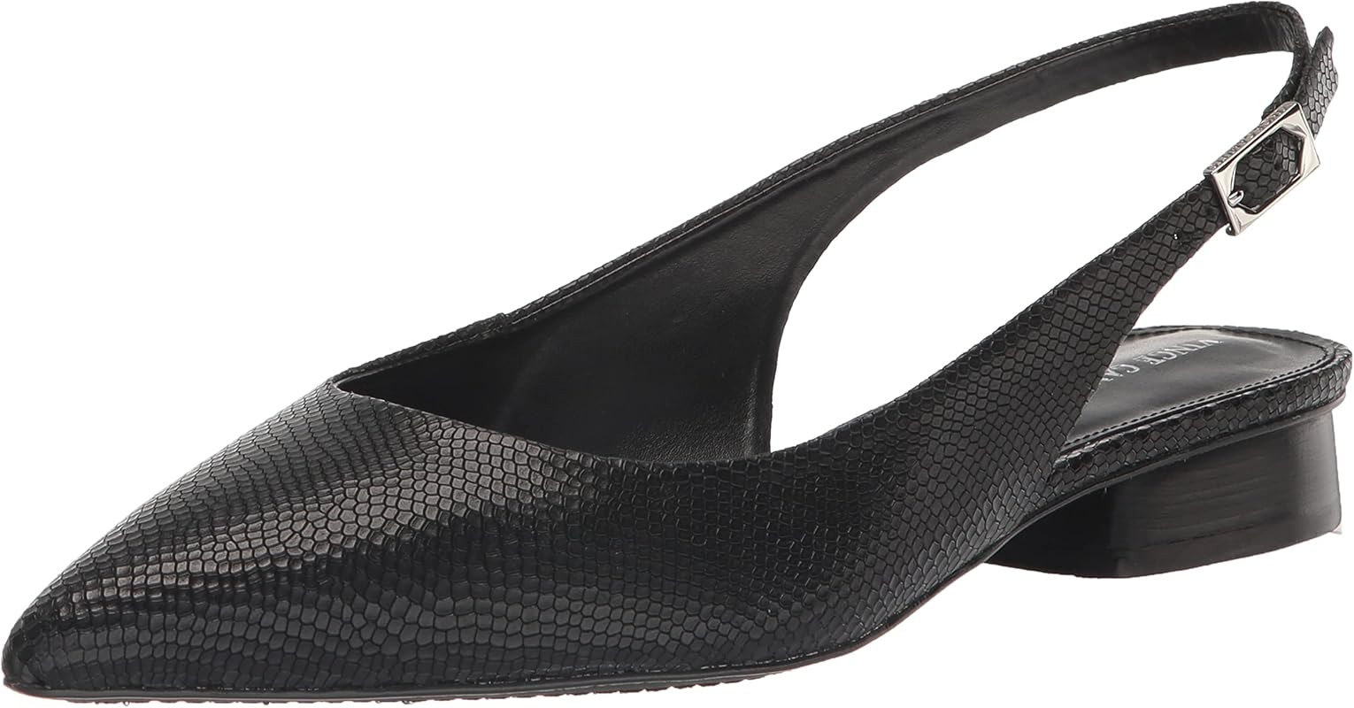 Vince Camuto Women's Jesander Buckle Flat Loafer | Amazon (US)