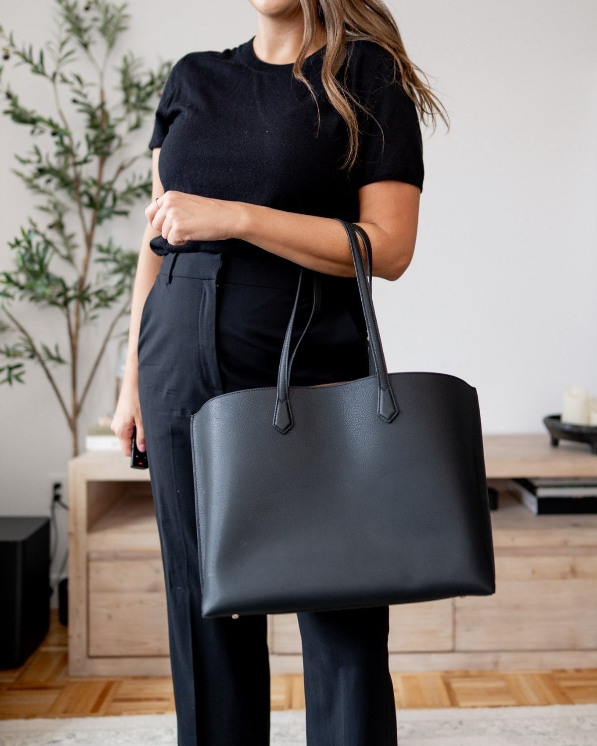 The perfect everyday work tote—sleek, spacious, and polished enough for the office while still feeling effortlessly chic. A timeless black bag that works with everything.

black tote bag, work tote, office bag, everyday handbag, classic accessories, minimalist style, chic workwear, women’s tote, fall fashion, wardrobe staple

#LTKWorkwear #LTKmomlife #LTKootd