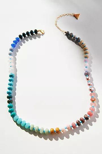 Rainbow Large-Stone Necklace | Anthropologie (US)