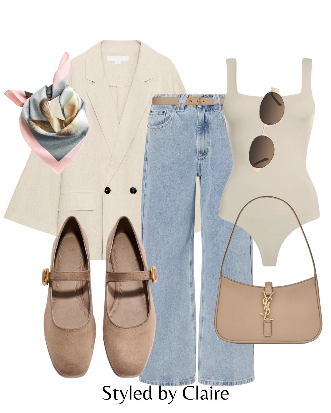 LINEN BLAZER🍸
Use discount code CLAIRE15 on KLAYD basics(bodysuits) sitewide
Tags: oversized new in Zara cream double breasted square neck cut body light wash jeans ysl taupe leather shoulder ba suede ballerina ballet flats Mary Jane H&M silk scarf fashion spring trends inspo outfit ideas capsule wardrobe chic women’s style city break everyday realistic outfit 

#LTKspring #LTKstyletip #LTKshoes