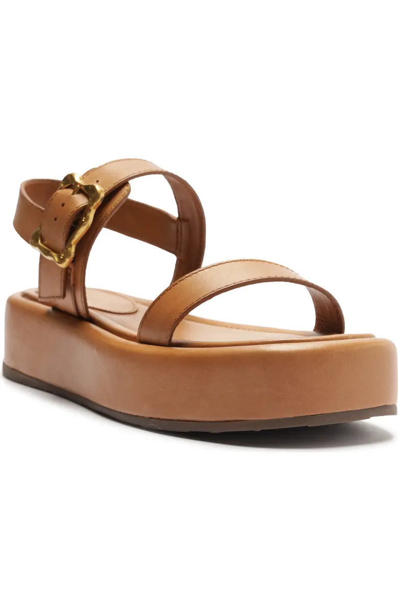 Wavy Ankle Strap Platform Sandal (Women) | Nordstrom