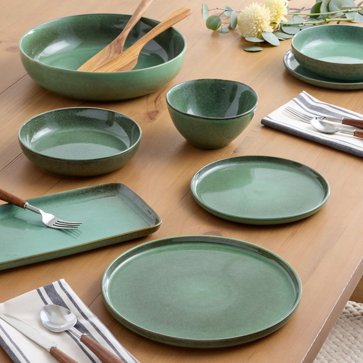 Grove Speckled Reactive Glaze Dinner Plate | World Market