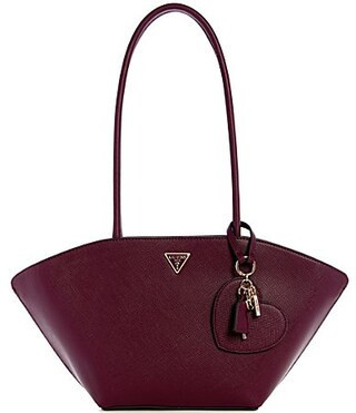 Guess Bolena Shoulder Satchel - Wine | Dillard's