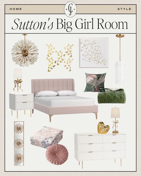 All the details on Suttons big girl room upgrade. Furniture and decor linked! Cella Jane  

#LTKhome #LTKstyletip
