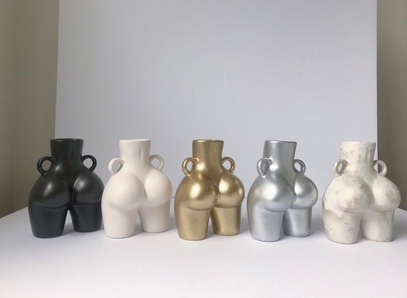 Small Trendy Luxury Ceramic Woman Body Shape Butt Booty - Etsy | Etsy (US)