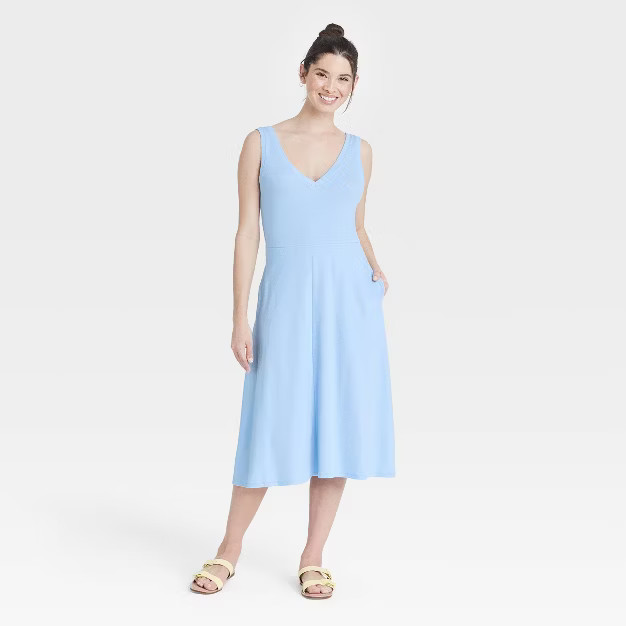 Women's Sleeveless Rib Knit Ballet Dress - A New Day™ | Target