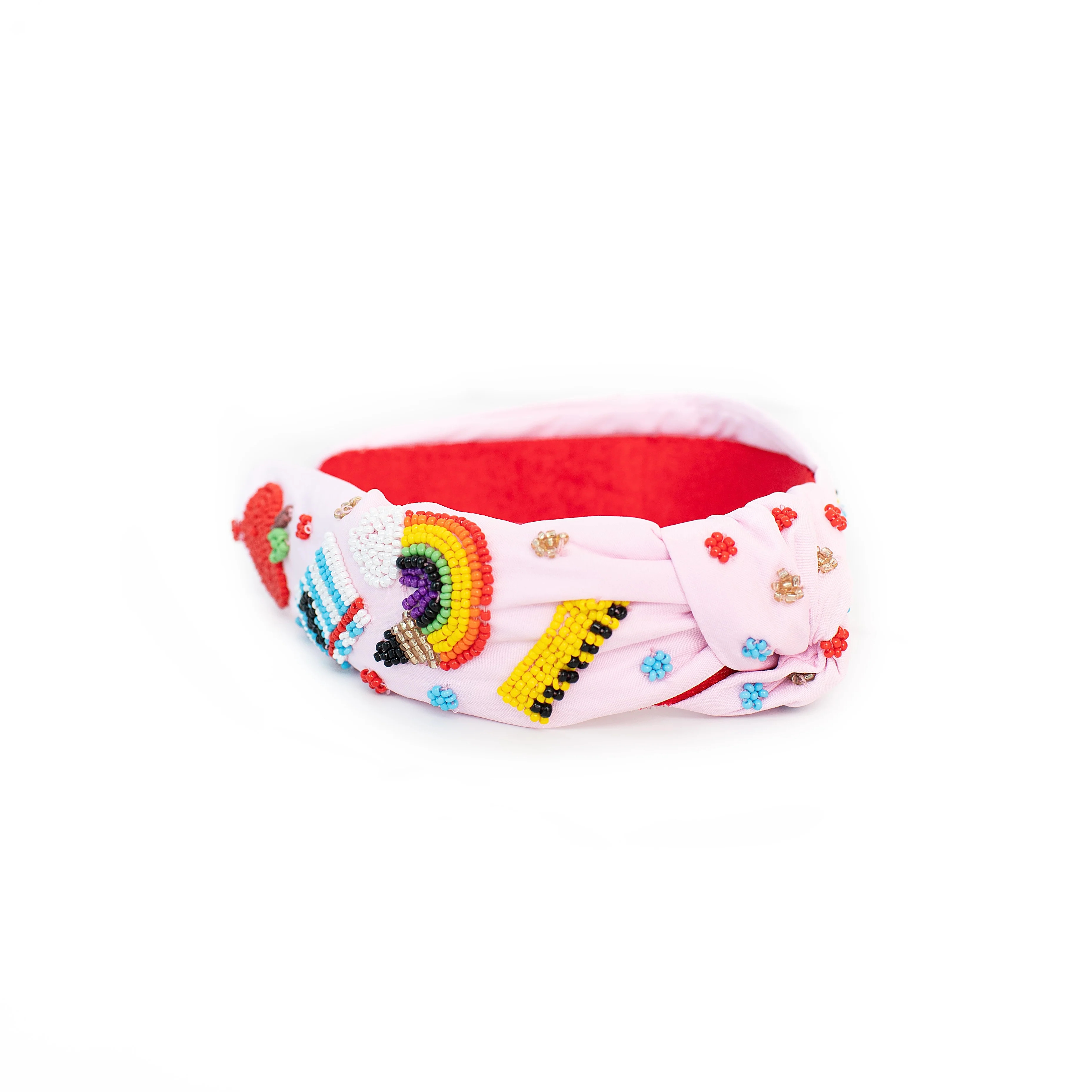 Back to School Rainbow Beaded Headband | Golden Thread