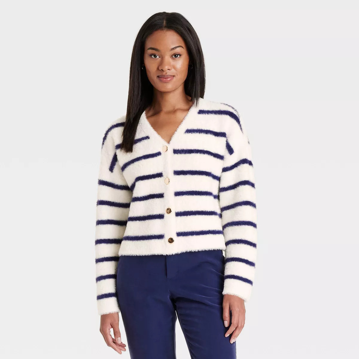 Women's Fuzzy Party Cardigan - A New Day™ | Target