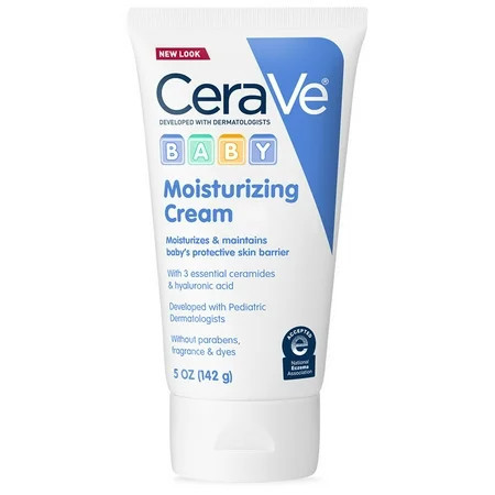 CeraVe Baby Moisturizing Cream, Gentle Hydrating Moisturizer for Baby and Toddler, 5 oz | Walmart (US)