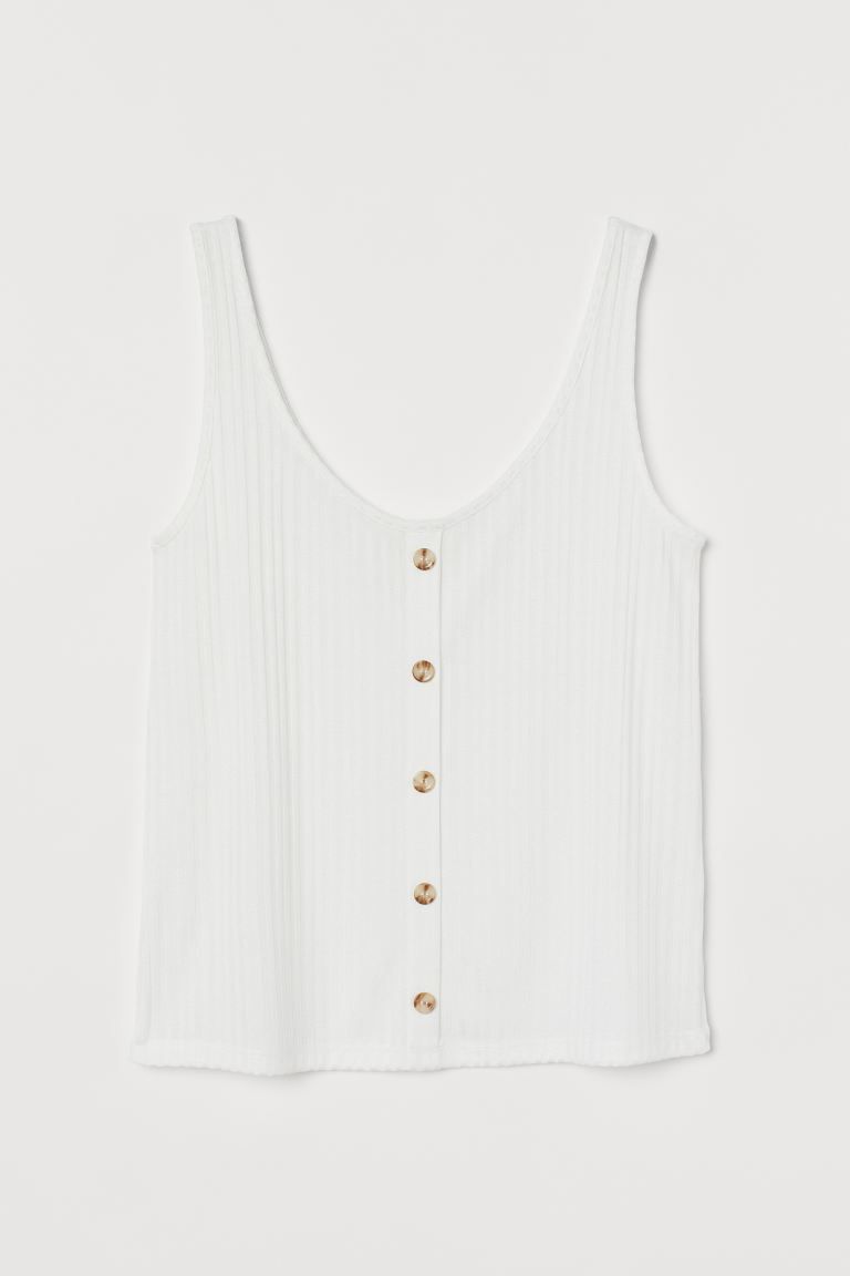 Ribbed Tank Top | H&M (US + CA)