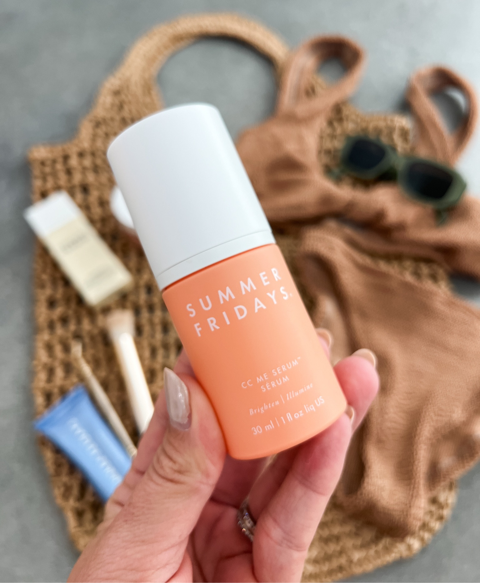 The CC Me Serum by Summer Fridays! ☀️ 

Packed with Vitamin C + Niacinamide that helps brighten, improve skin tone & texture, and reduce the appearance of dark spots. 

#ad #summerfridays 

#LTKBeauty