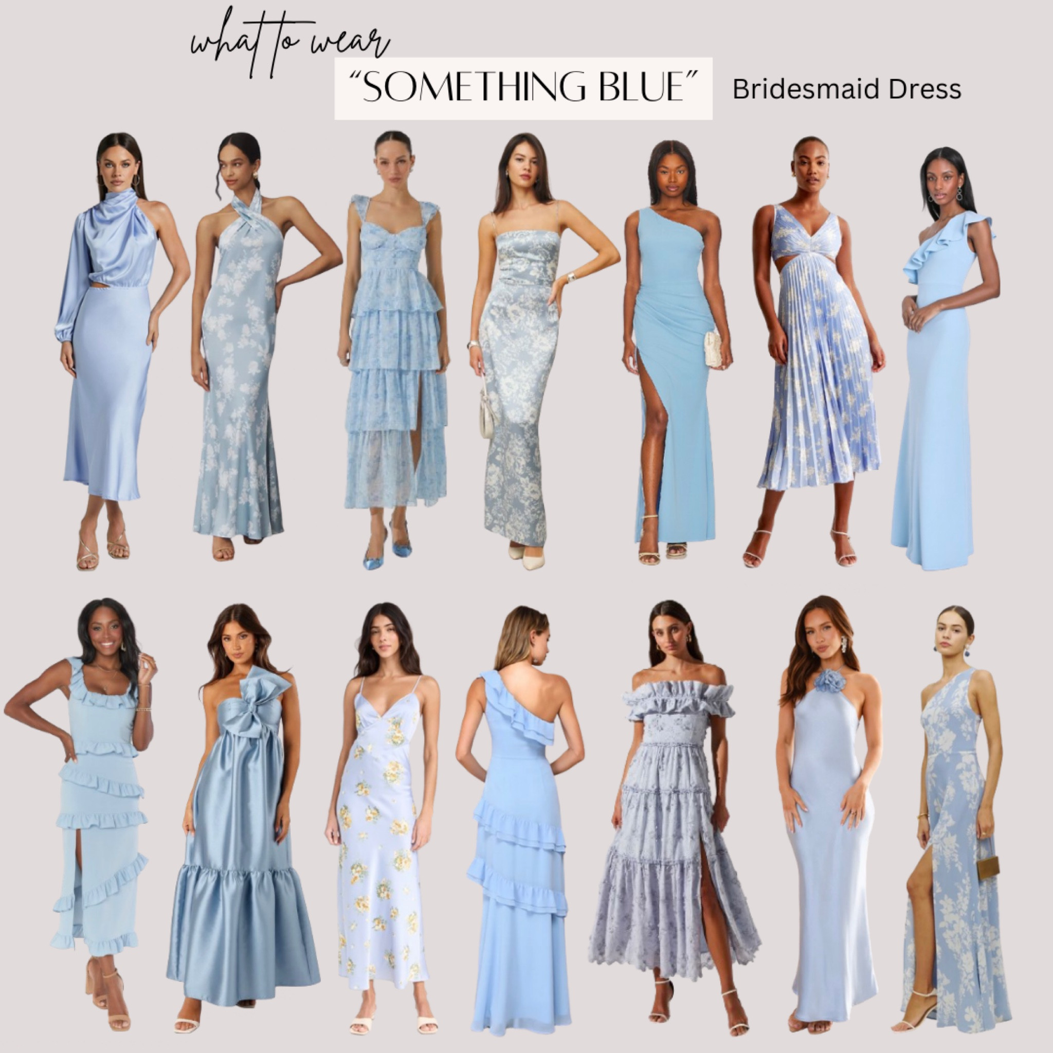 Bridesmaid Dress “ Something Blue” - blue wedding guest dress 

wedding season, something blue wedding, maxi dress, reformation dress, floral dress, travel outfit; destination wedding, 

#LTKWedding #LTKSeasonal #LTKTravel