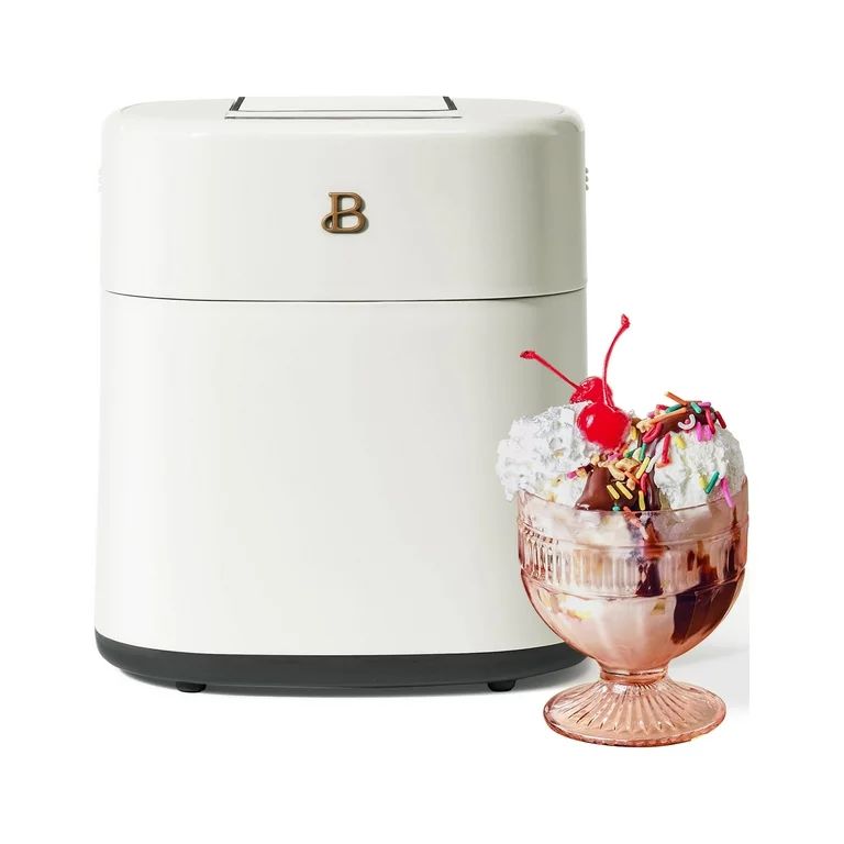Beautiful 1.5 Qt Ice Cream Maker with Touch Activated Display, White Icing by Drew Barrymore | Walmart (US)