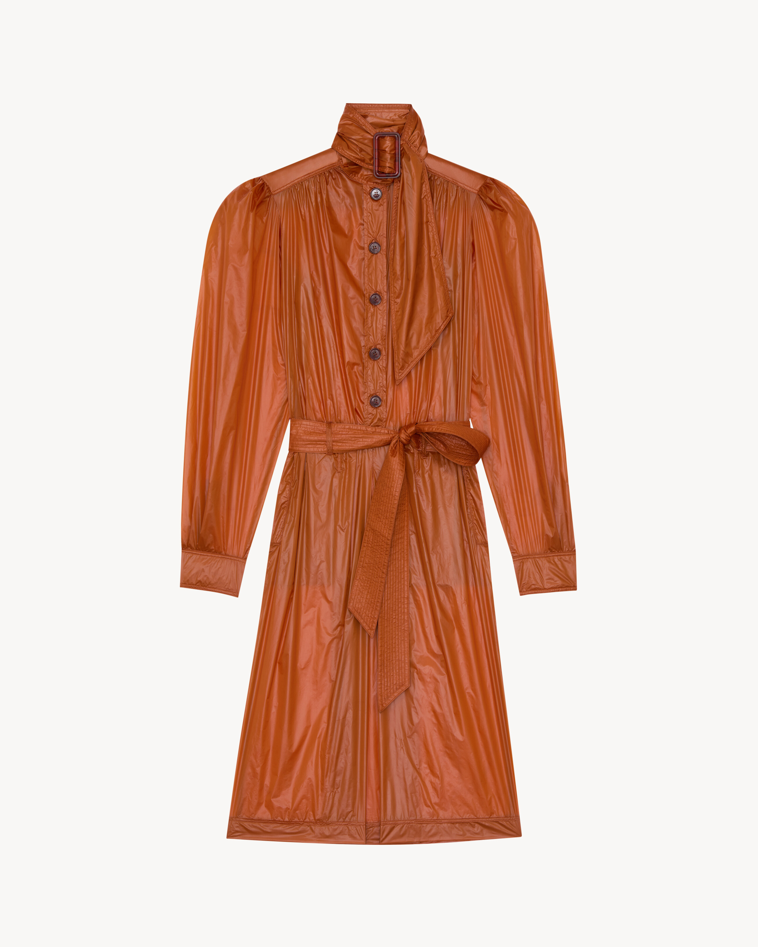 lavallière dress in nylon | Saint Laurent Inc. (Global)