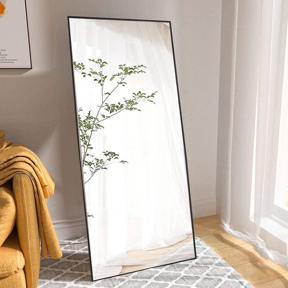 Koonmi 71"x31" Full Length Mirror Extra Large Floor Mirror Hanging or Leaning Against Wall Mounte... | Amazon (US)