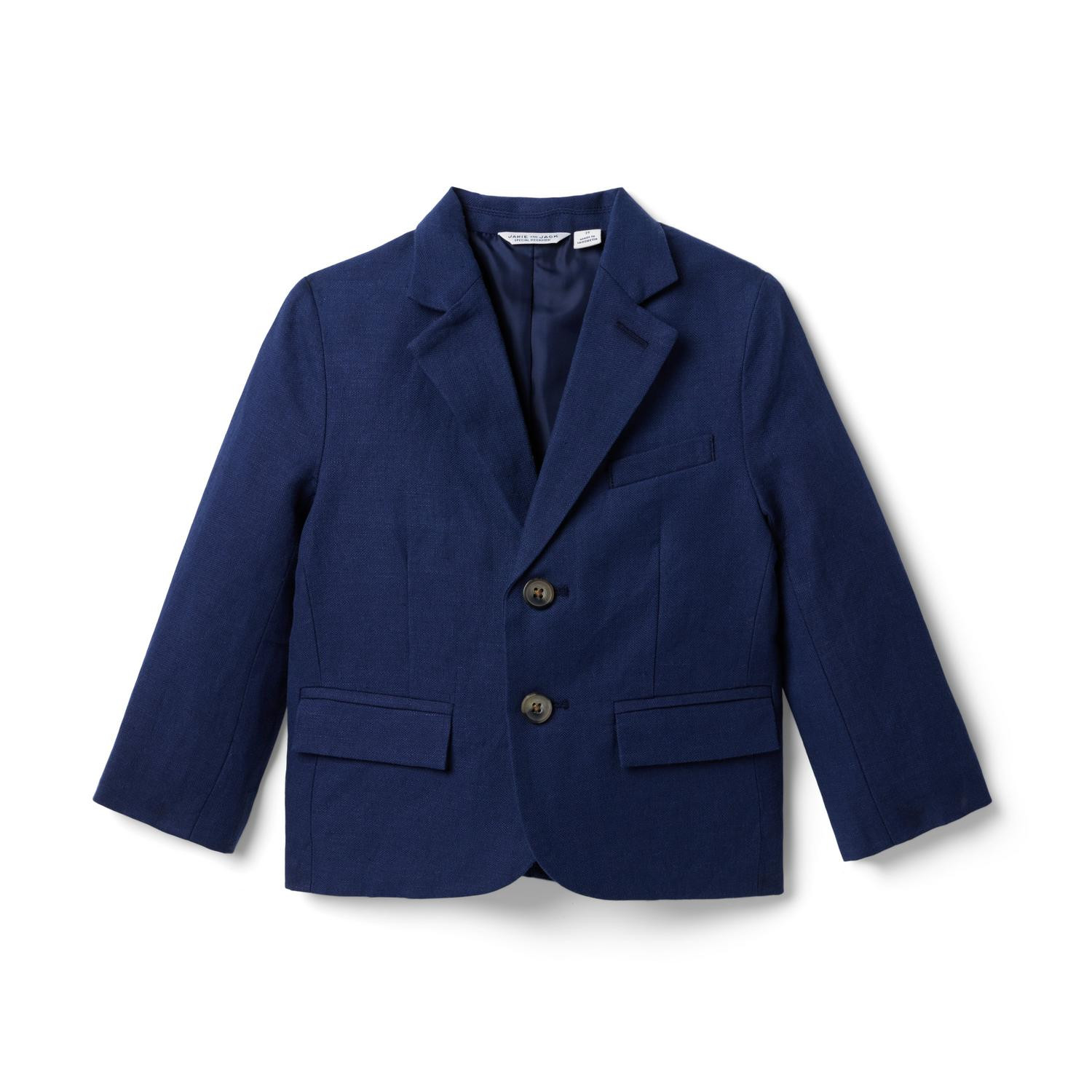 Linen-Cotton Blazer | Janie and Jack