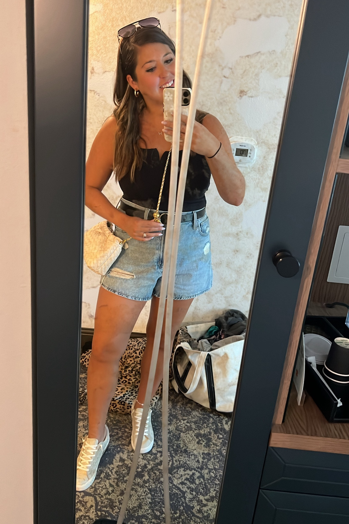 Game day outfit, date night outfit 

Wearing large, 32 in jeans for baggy fit (also have 31)

#LTKFindsUnder50 #LTKStyleTip #LTKMidsize