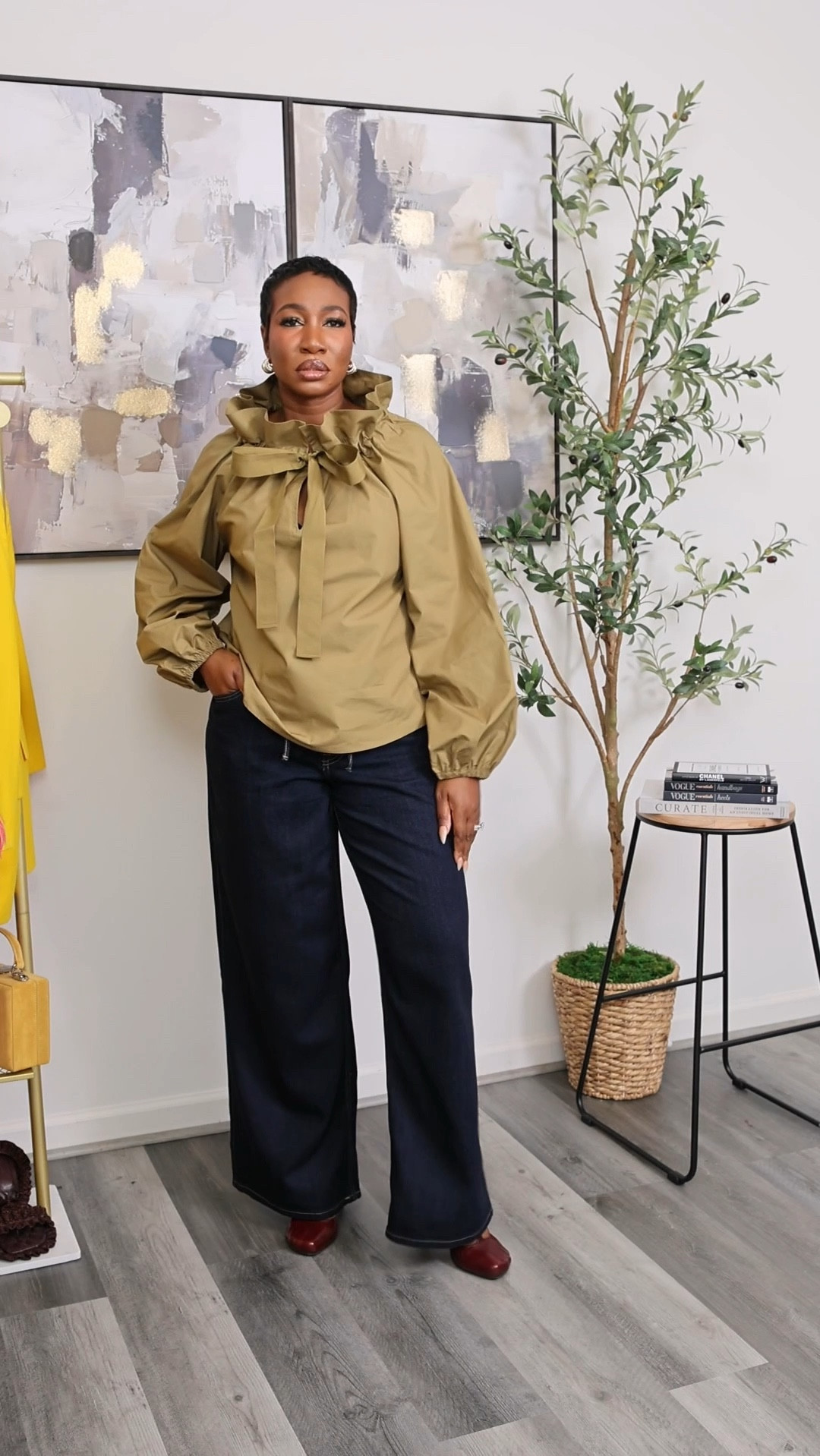 Fall Outfit Idea
Extra blouse and jeans
Medium top 
Size 10 jeans


#LTKSeasonal #LTKStyleTip #LTKFindsUnder50