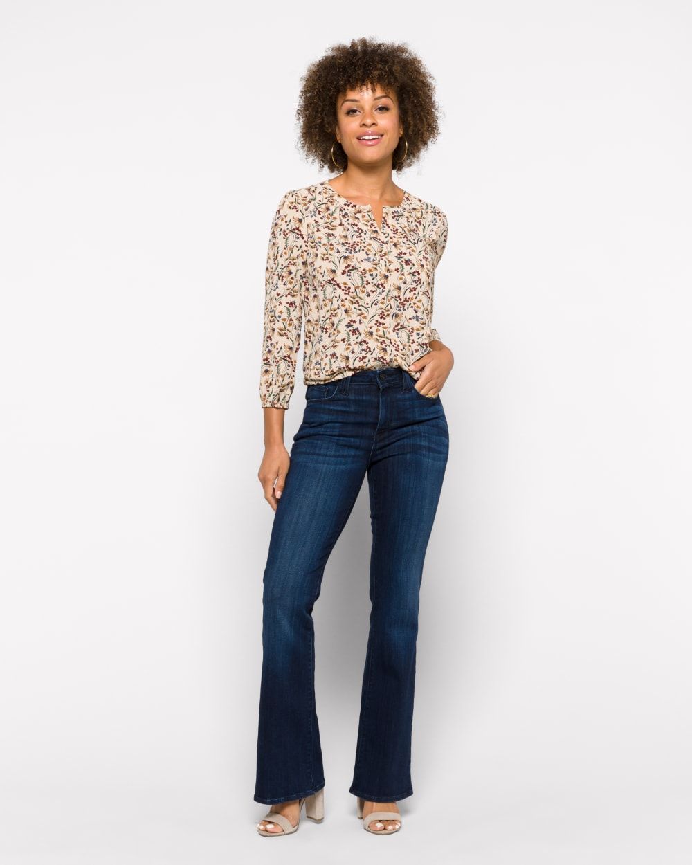 Owen High Rise Long Inseam Flare Jean | Stitch Fix