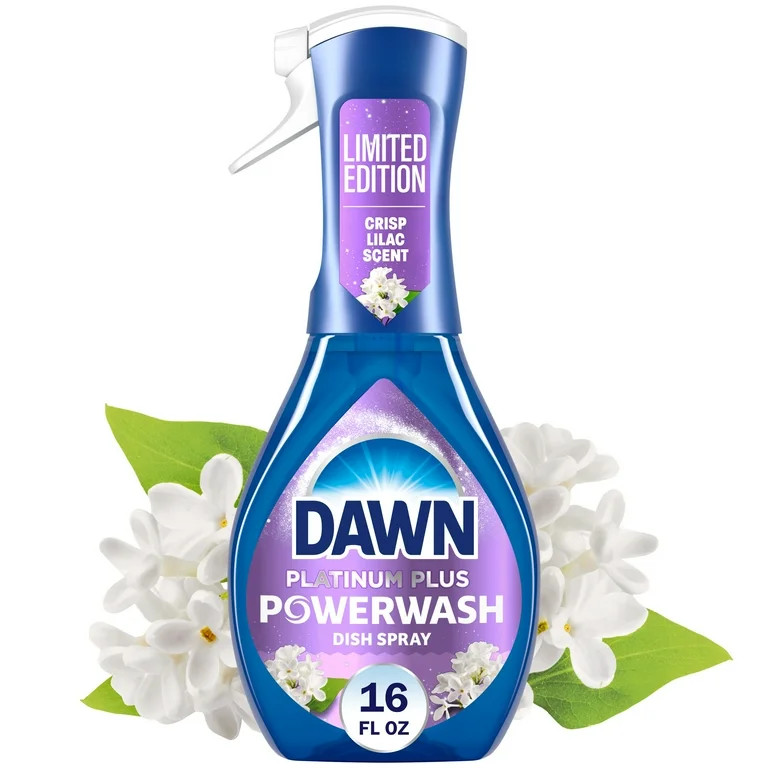 Dawn Powerwash Spray, Dish Soap, Dishwashing Liquid, Crisp Lilac, 1 Starter Kit, 16 Fl Oz | Walmart (US)