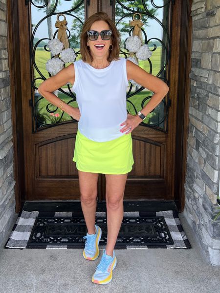 Amazon/Lululemon look-a-likes! 

These are so good! Highly recommend these active skirts for tennis, pickleball, golf etc! So good! 

I sized up to a Large in both! 
I also recommend the Hoka’s! 

@amazonfashion #activewear

#LTKfit #LTKFind #LTKstyletip