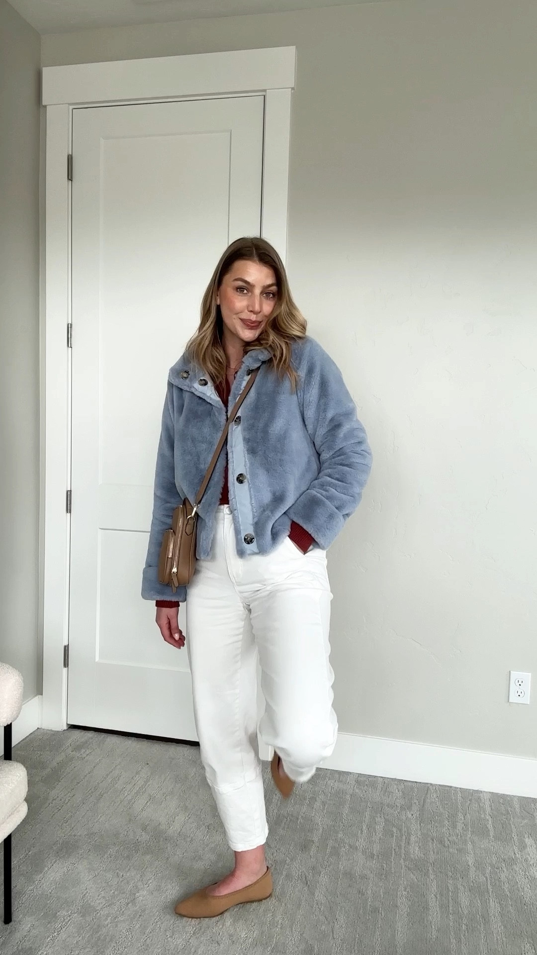 Todays work ootd // barrel jeans, washable flats, spring ootd 

#LTKworkwear #LTKSeasonal #LTKunder100