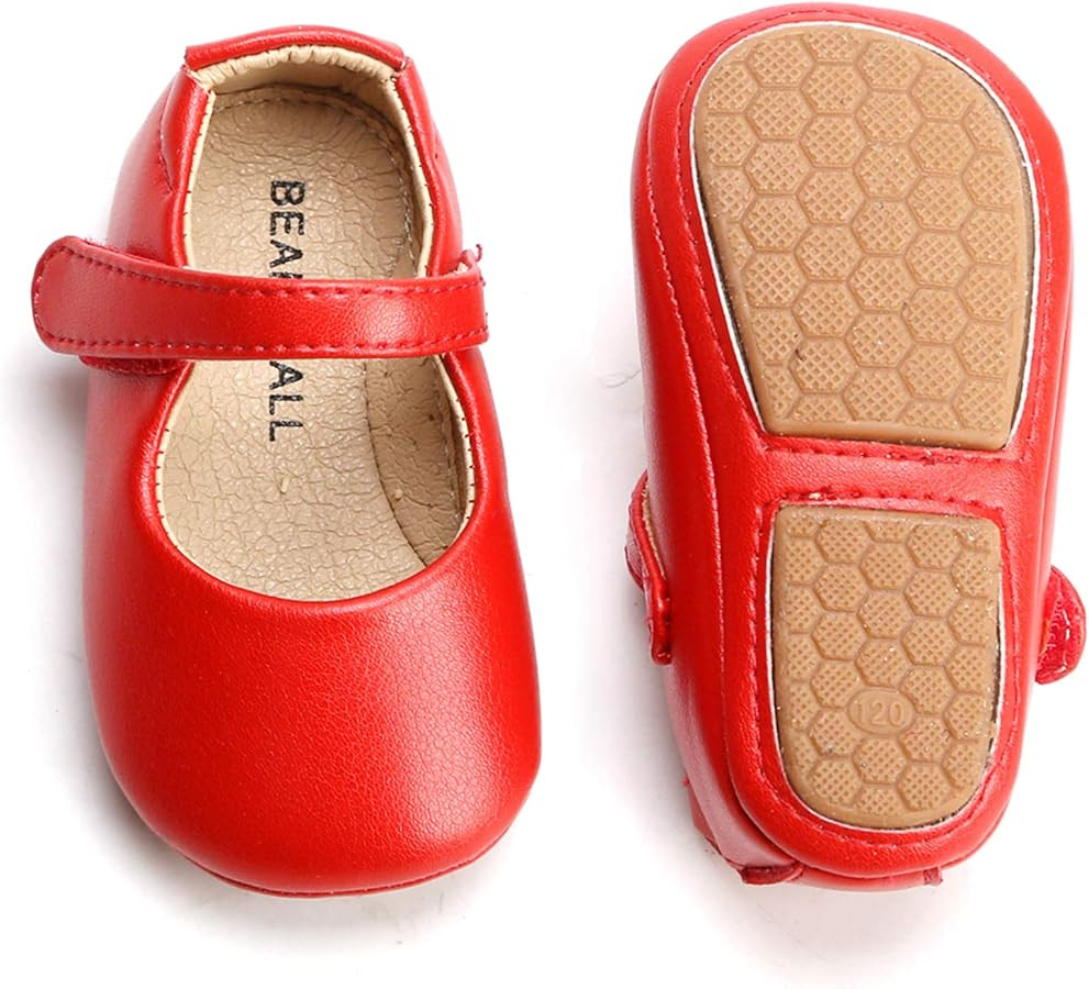 Soft Sole Baby Shoes - Infant Baby Walking Shoes Moccasins Rubber Sole Crib Shoes | Amazon (US)