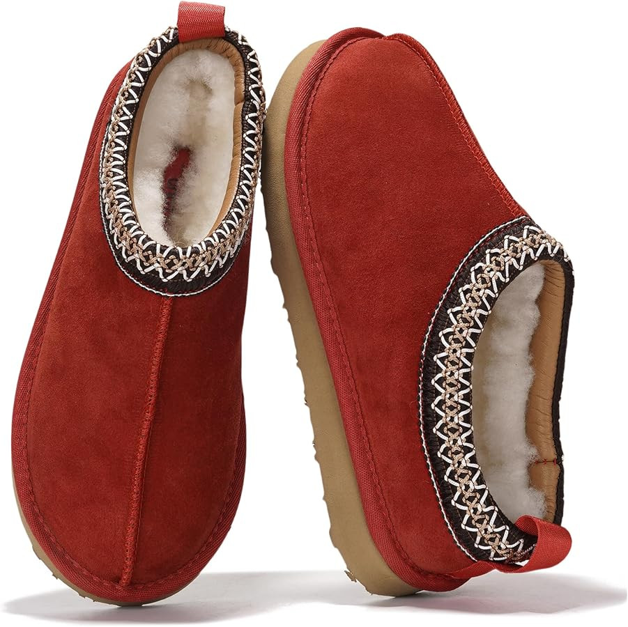 Project Cloud 100% Genuine Leather Womens Slippers with Genuine Australian Shearling Fur Lining S... | Amazon (US)
