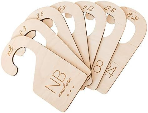 White Loft Baby Closet Size Dividers Baby Closet Organizer – & Durable Birch Baby Closet Divide... | Amazon (US)