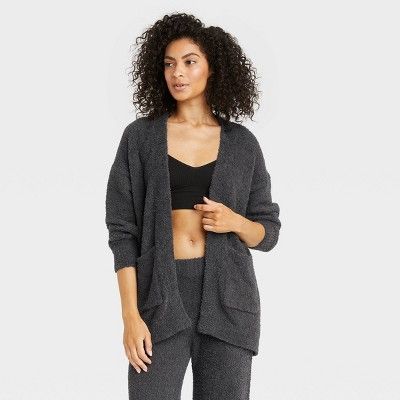 Women's Feather Yarn Lounge Cardigan - Stars Above™ | Target