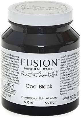 Fusion Mineral Paint 500 ml Coal Black | Amazon (US)