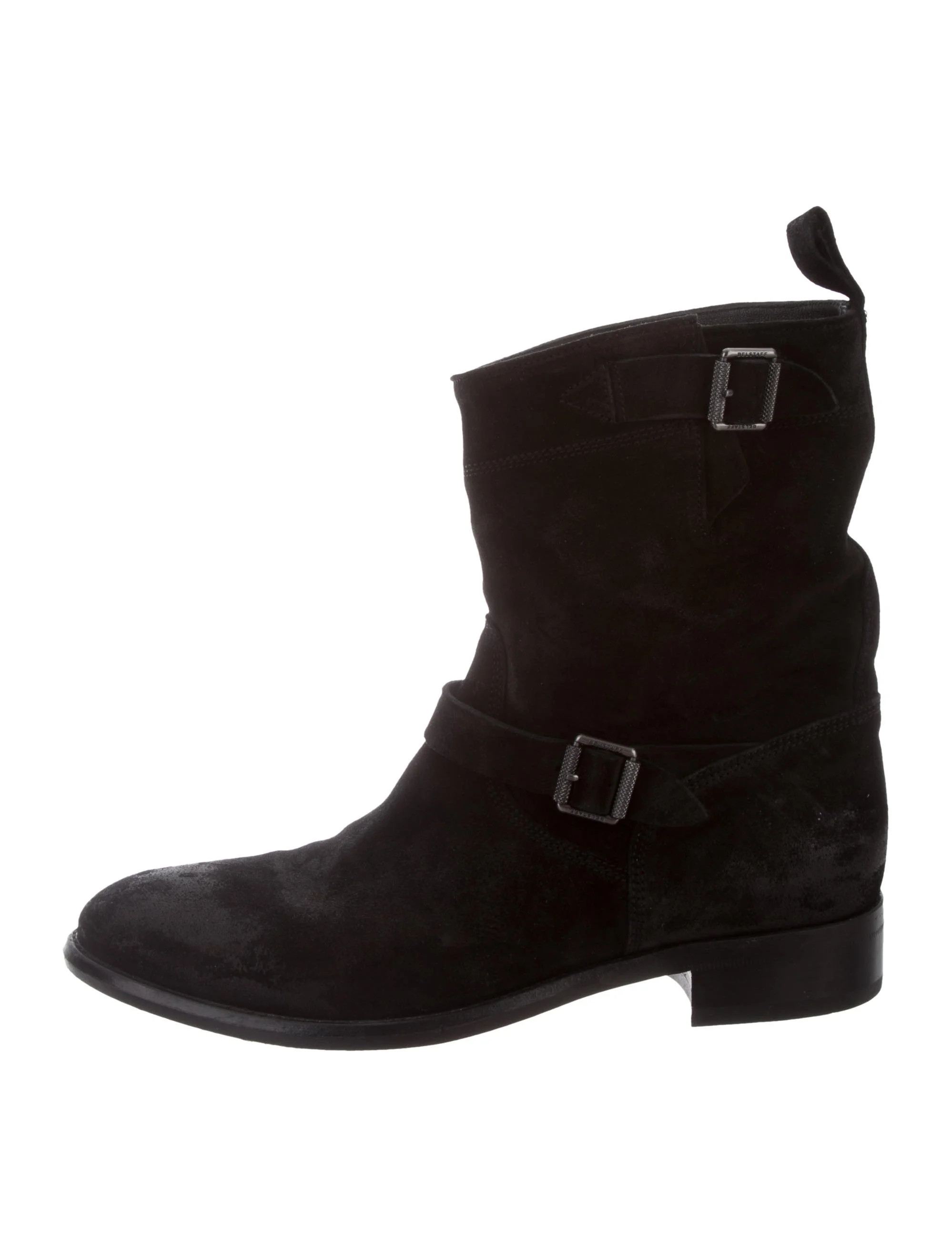 Round-Toe Moto Boots | The RealReal